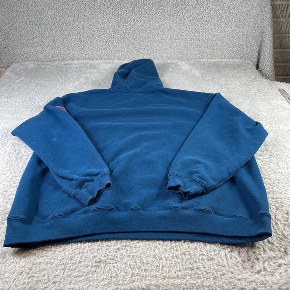 Carhartt Blue Hoodie Pullover Sweatshirt Men's 2XL Original Fit Heavyweight - Picture 9 of 9